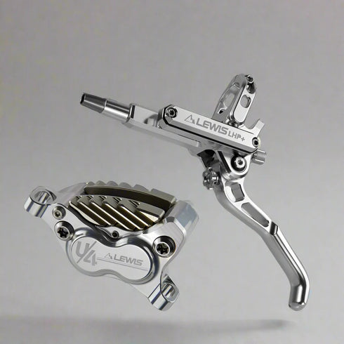 Lewis LHP-U4 Axial Cylinder 4 Pistons Hydraulic Disc Brake With Cooling Fins